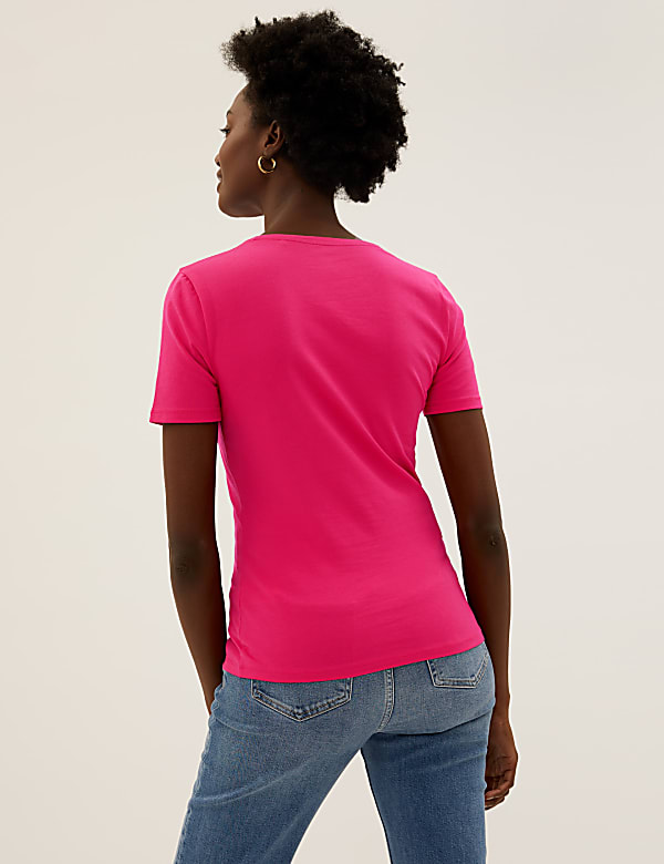 Cotton Rich Fitted T-Shirt