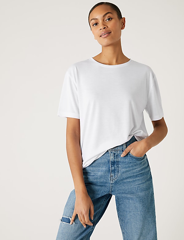 2pk Crew Neck Relaxed T-Shirts - US