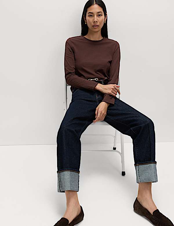 Top van puur katoen met dagelijkse pasvorm - BE