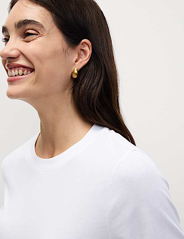 Pure Cotton Everyday Fit Top - US