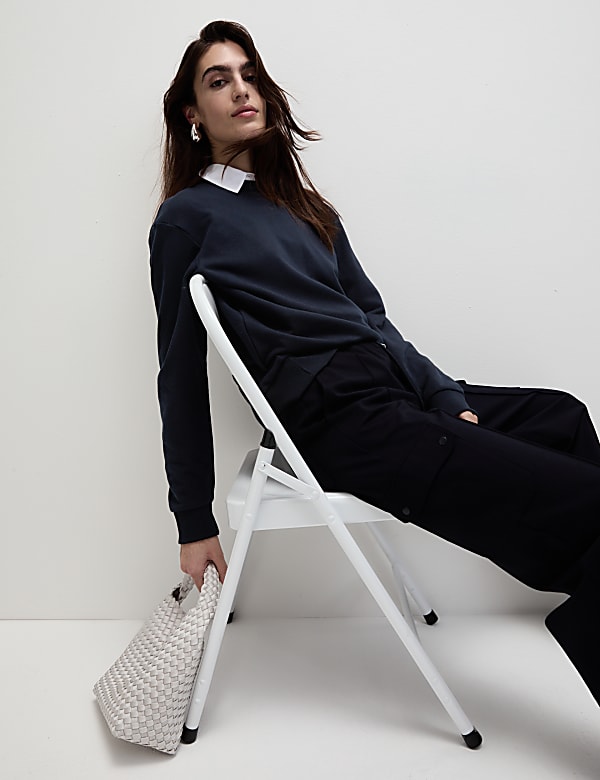 Cotton Rich Sweatshirt