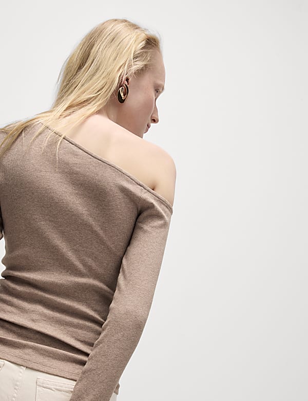 Cotton Rich Off The Shoulder Top