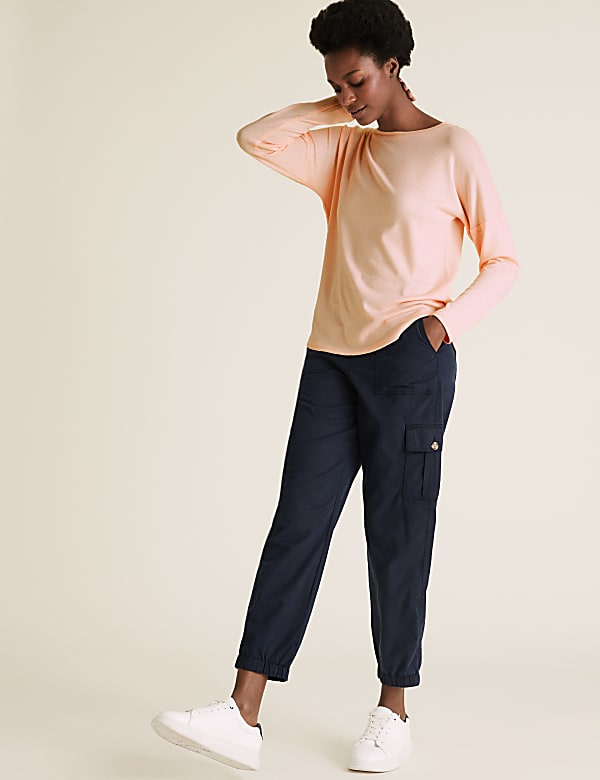 Soft Touch Straight Fit Long Sleeve Top