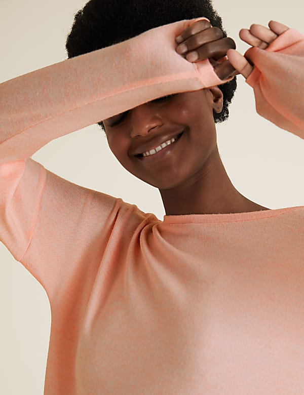 Soft Touch Straight Fit Long Sleeve Top