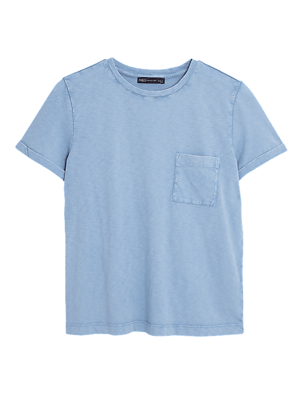 Pure Cotton Crew Neck T-Shirt