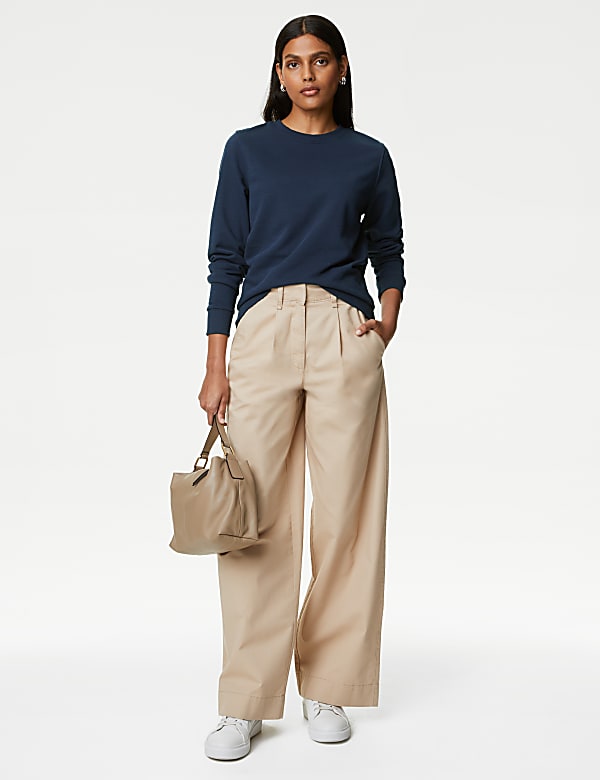 The Cotton Rich Crew Neck Sweatshirt