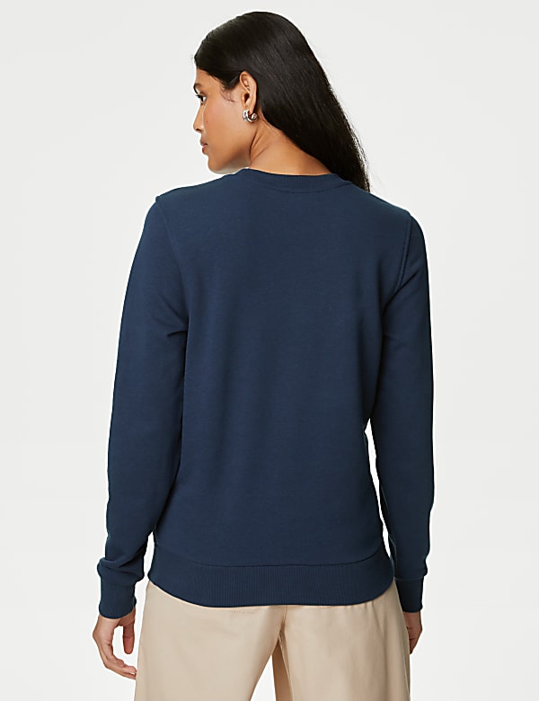 The Cotton Rich Crew Neck Sweatshirt