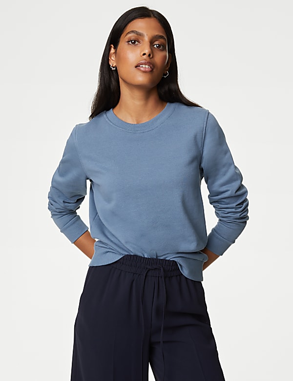 The Cotton Rich Crew Neck Sweatshirt