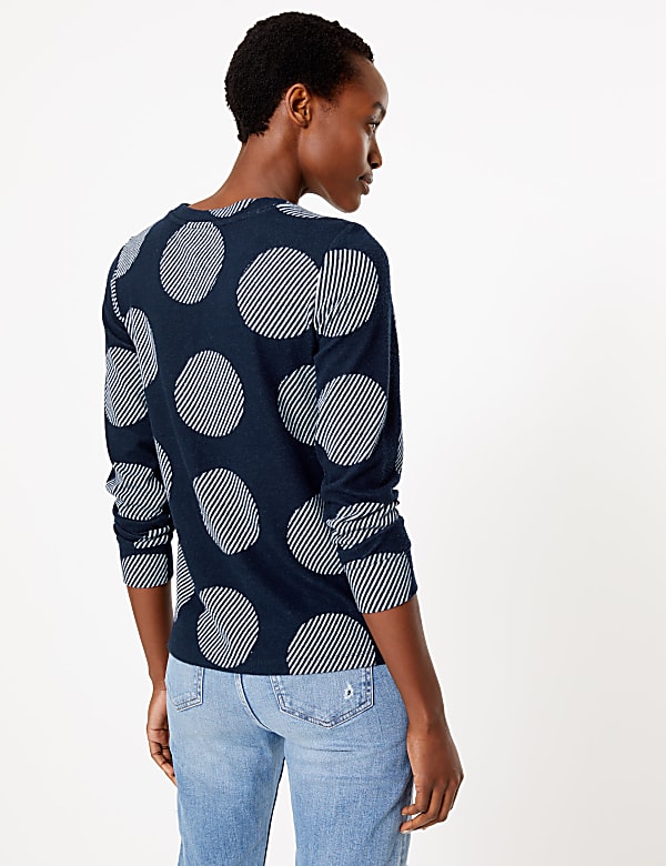 Soft Touch Polka Dot Sweatshirt