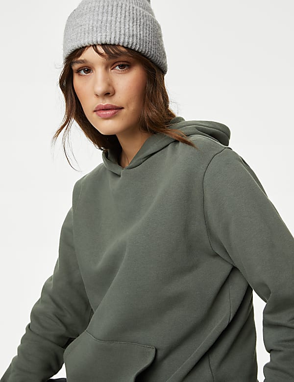 Sudadera con capucha de algodón - US