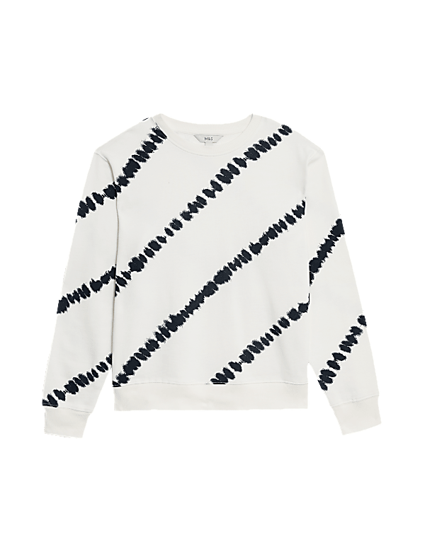 Pure Cotton Printed Sweatshirt