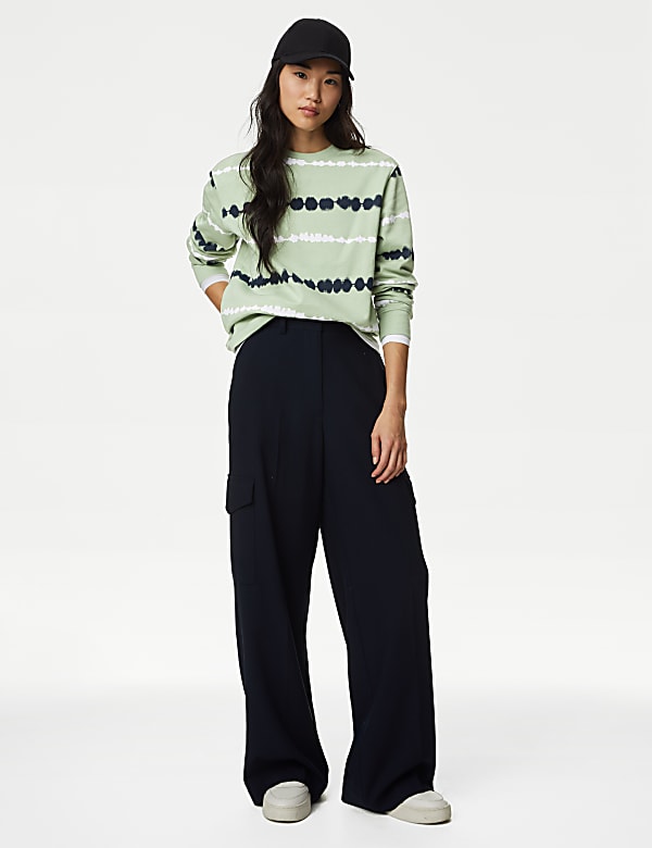 Pure Cotton Printed Sweatshirt