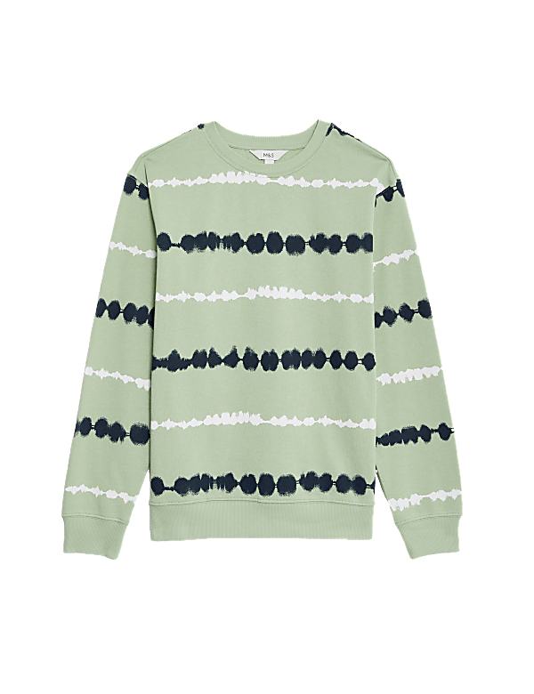 Pure Cotton Printed Sweatshirt