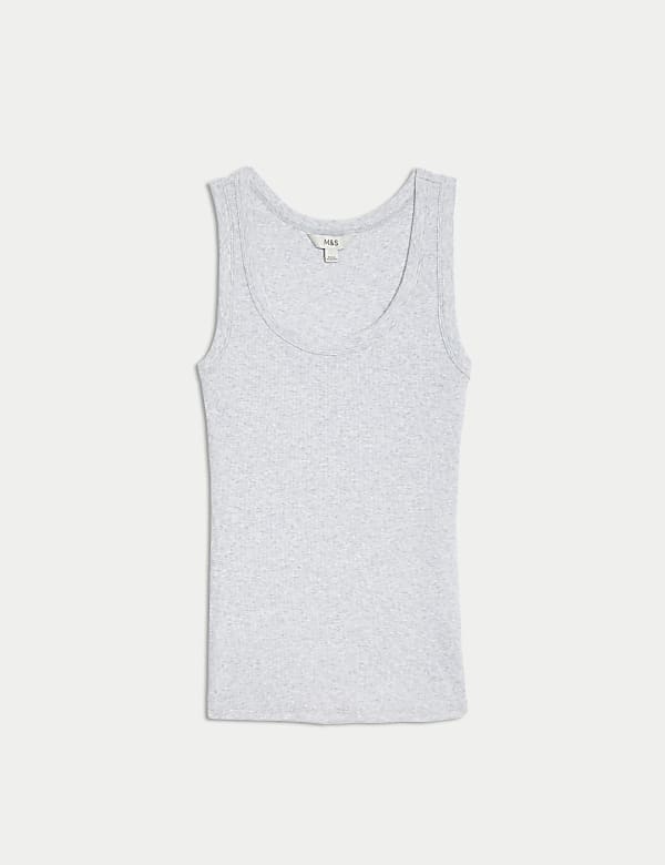 Cotton Rich Ribbed Vest - CH