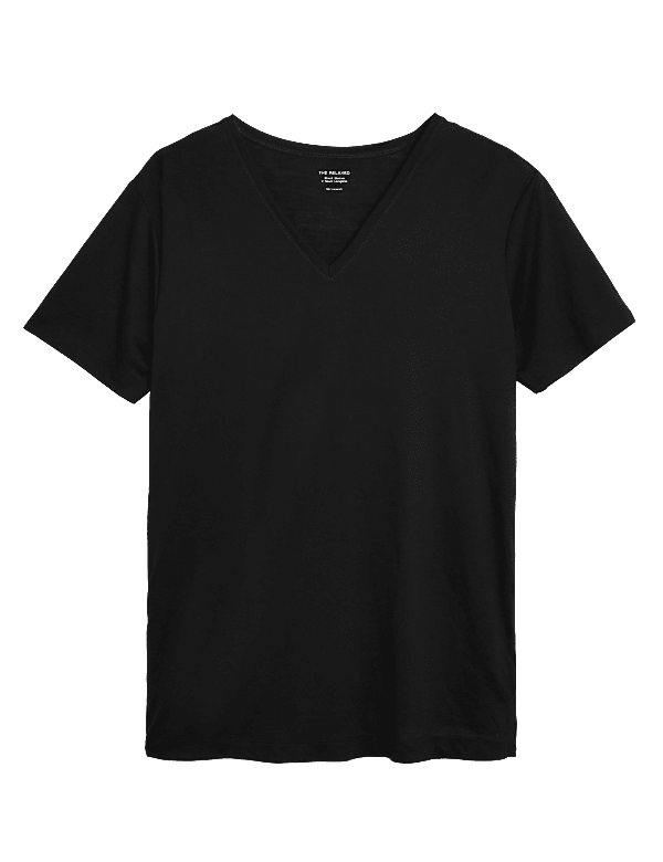 V-Neck Longline T-Shirt
