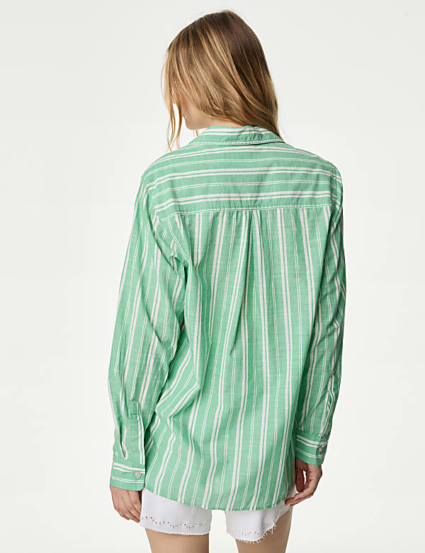 Pure Cotton Striped Shirt