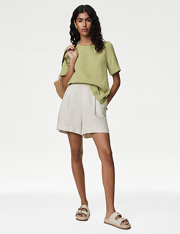 Pure Cotton Double Cloth T-Shirt