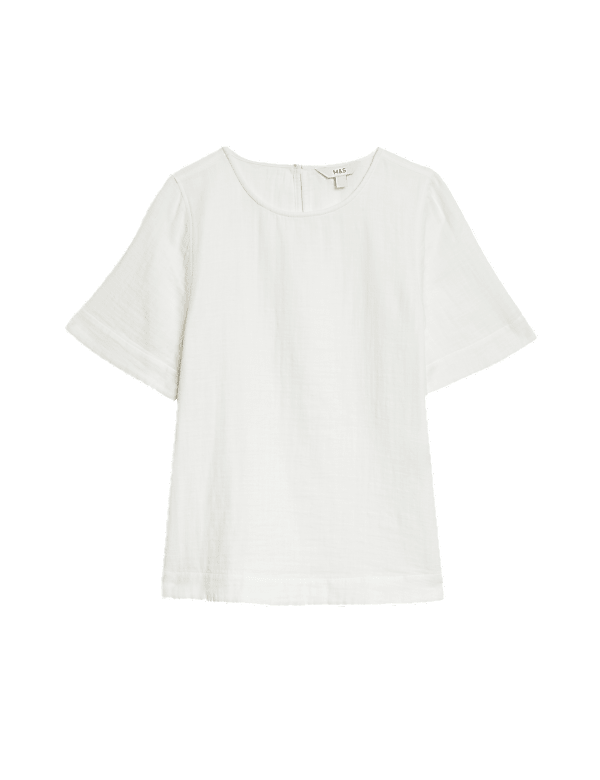 Pure Cotton Double Cloth T-Shirt