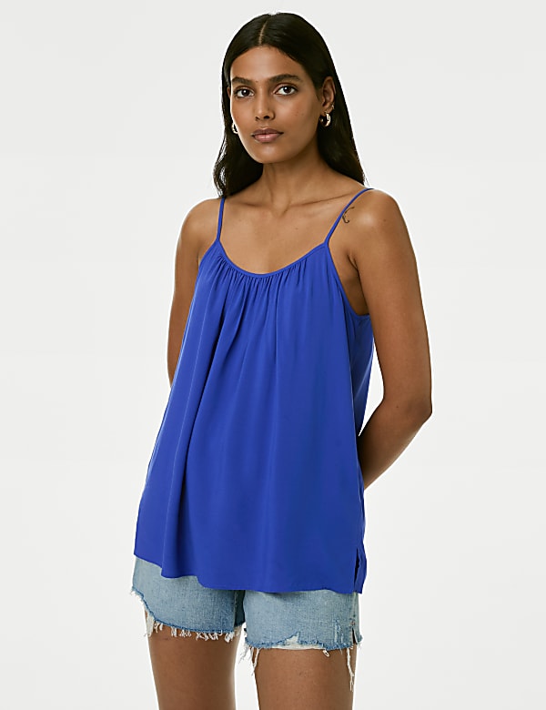 Shoulder Straps Fitted Cami Top