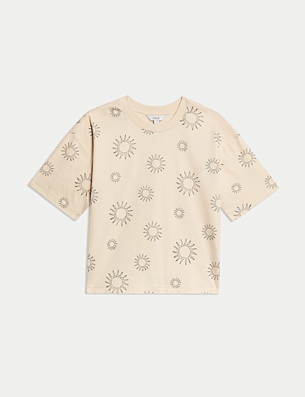 Pure Cotton Floral T-Shirt - CA