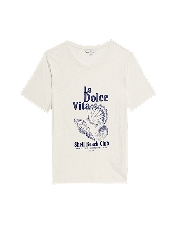 Pure Cotton Printed Graphic T-Shirt