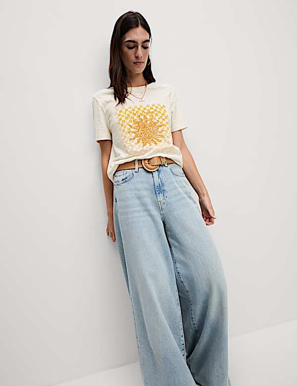 Pure Cotton Printed Graphic T-Shirt