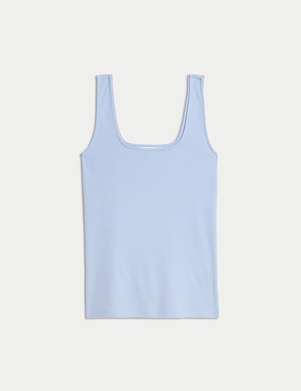 Square Neck Vest Top - CZ