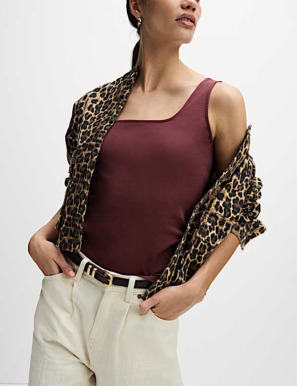 Square Neck Vest Top - VN