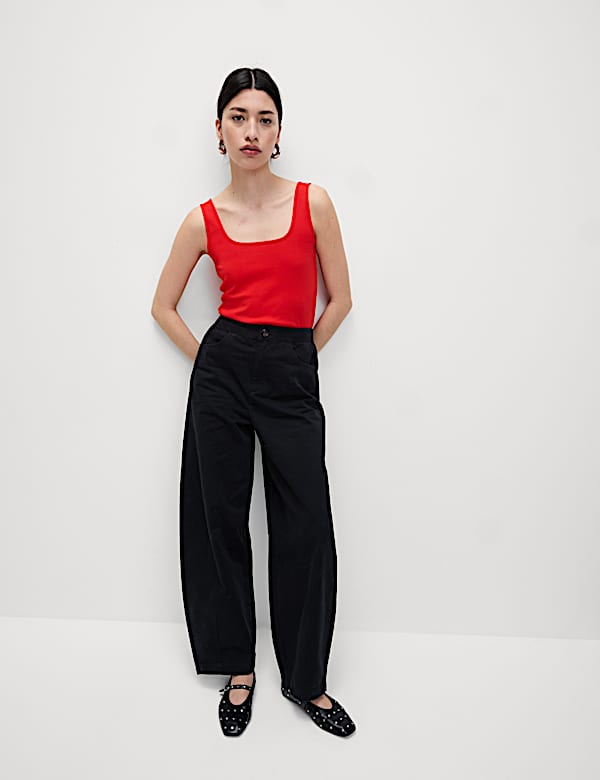 Square Neck Vest Top - AU