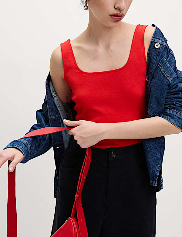 Square Neck Vest Top - AU