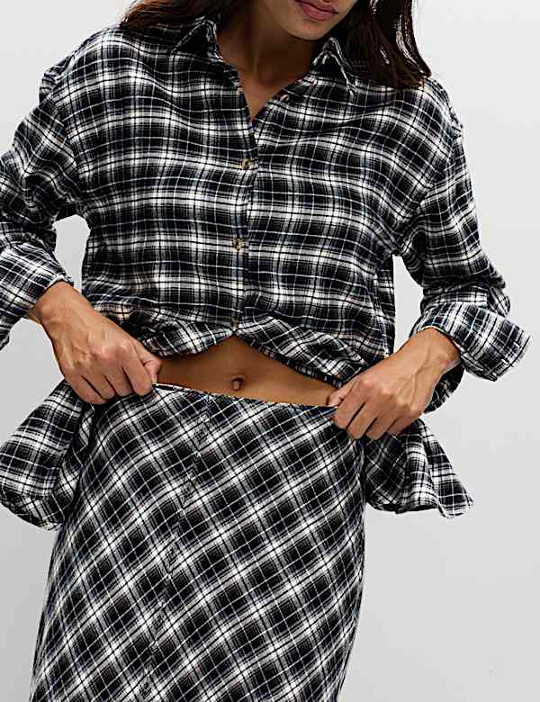 Pure Cotton Checked Shirt