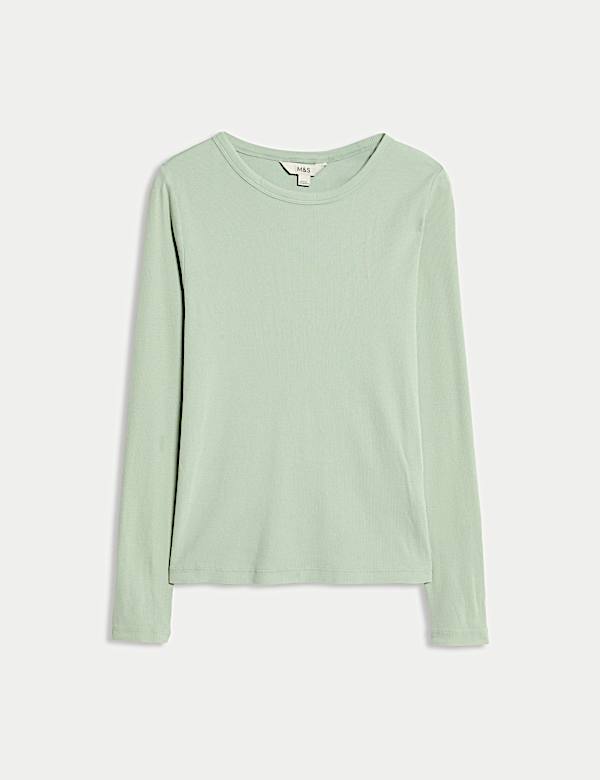 Cotton Rich Ribbed Garment Dye Top - BE
