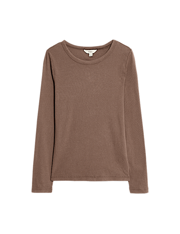 Cotton Rich Ribbed Garment Dye Top