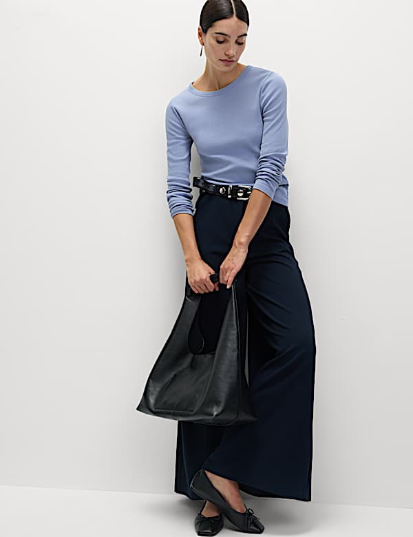 Cotton Rich Ribbed Garment Dye Top