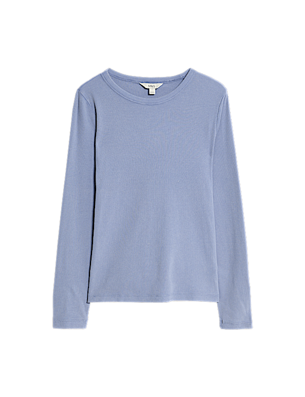 Cotton Rich Ribbed Garment Dye Top