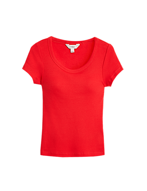 Cotton Rich Slim Fit Secret Support Top