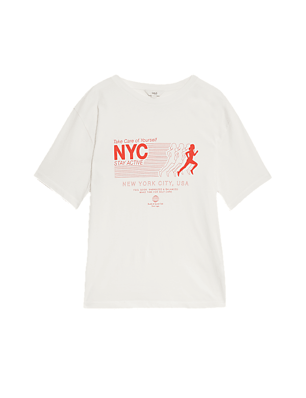 Pure Cotton Textured Regular Fit T-Shirt