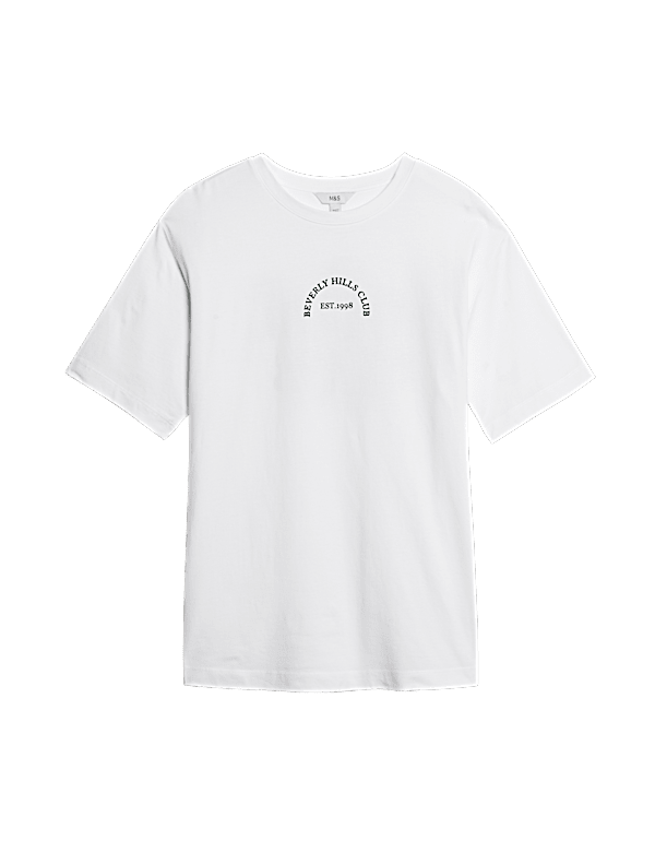 Pure Cotton Textured Regular Fit T-Shirt