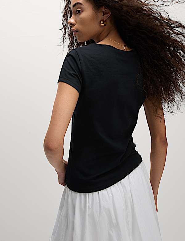 Sweetheart Neck Slim Top