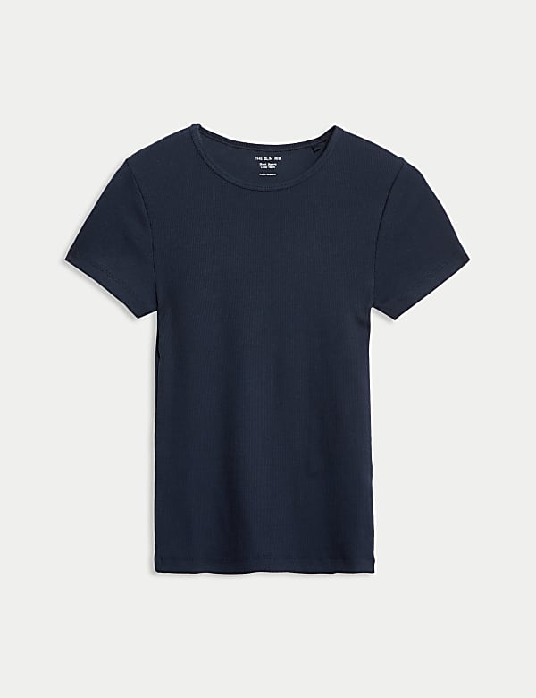 Cotton Rich Ribbed Slim Fit T-Shirt - MX