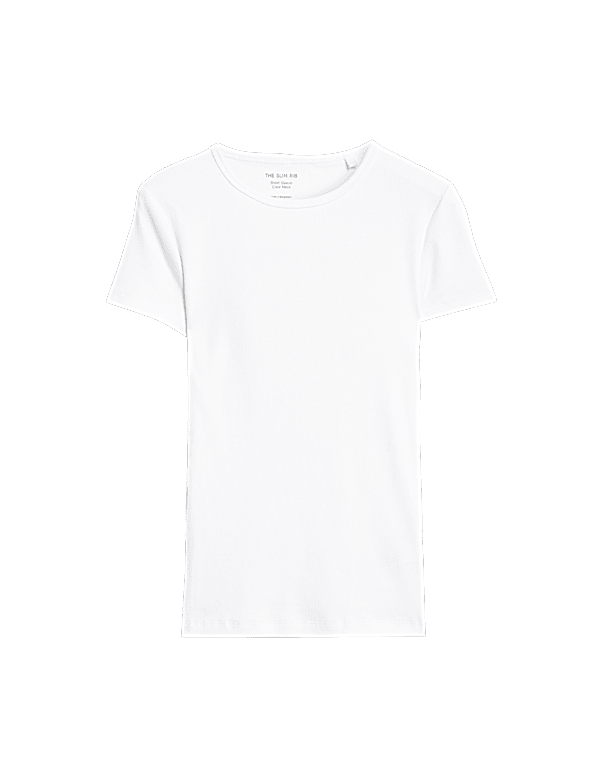 Cotton Rich Ribbed Slim Fit T-Shirt