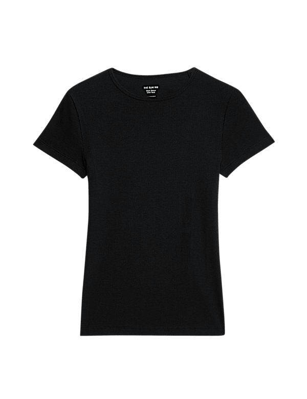 Cotton Rich Ribbed Slim Fit T-Shirt