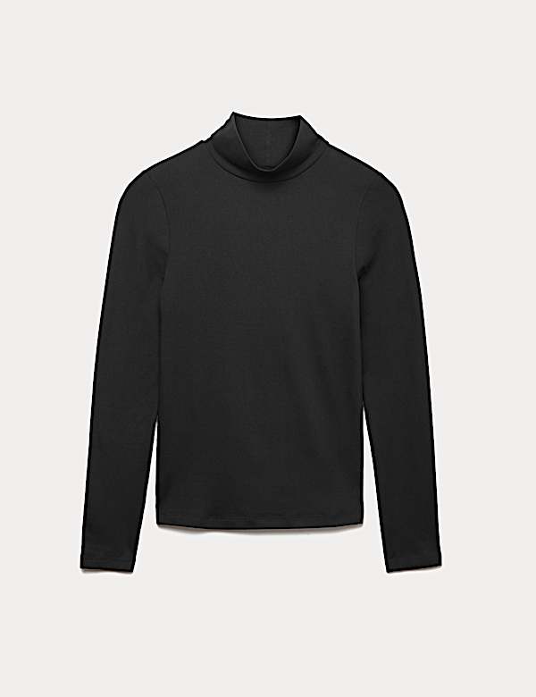 Funnel Neck Second Skin Top - JE