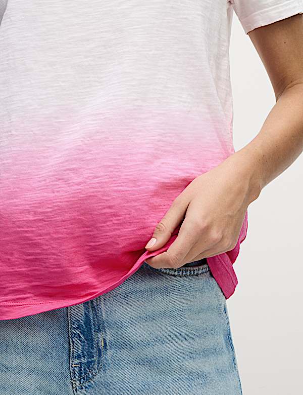 Pure Cotton Tie Dye Ombre Tee