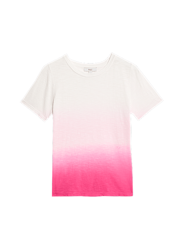 Pure Cotton Tie Dye Ombre Tee