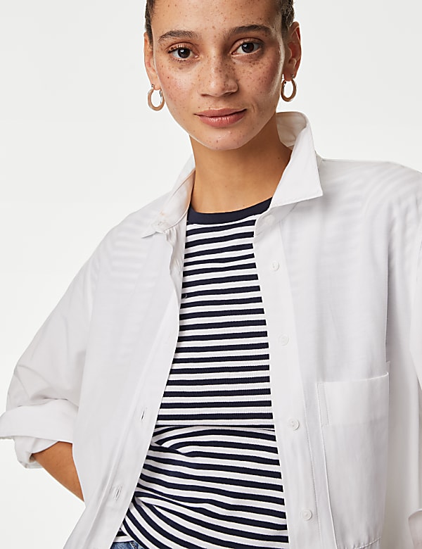 Ριγέ T-Shirt με στενή εφαρμογή από 100% βαμβάκι - GR