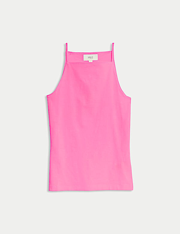 Cotton Rich Racer Neck Vest