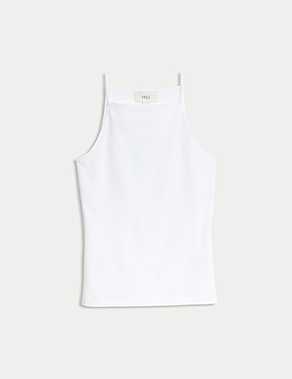Cotton Rich Racer Neck Vest