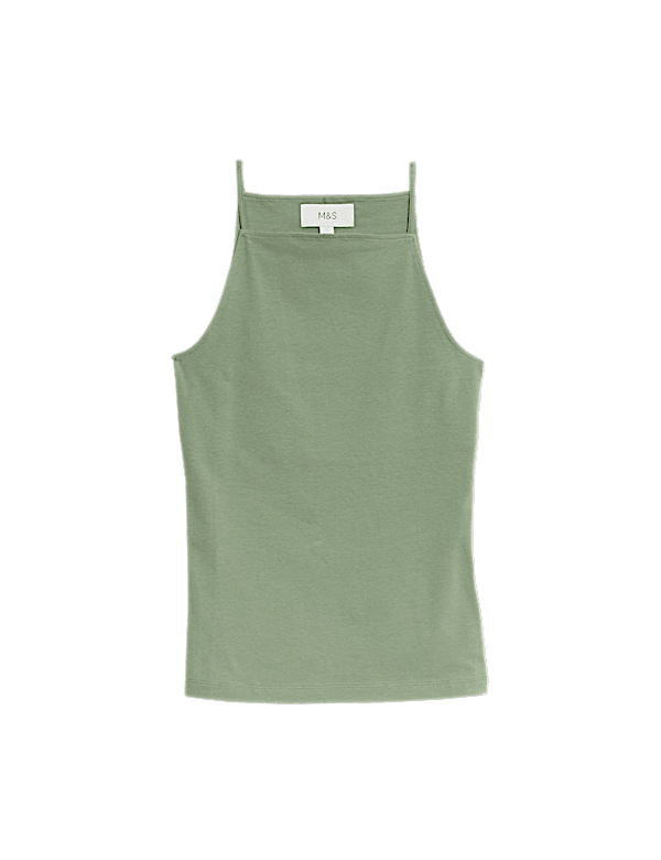 Cotton Rich Racer Neck Vest