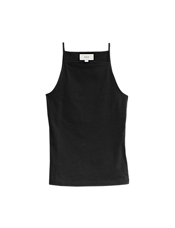 Cotton Rich Racer Neck Vest